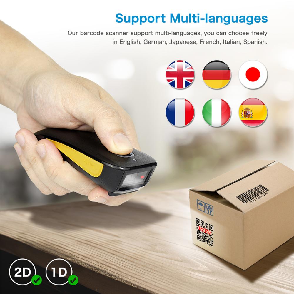NETUM C750 Bluetooth 2D Barcod - Barcode Scanner Wireless 评论和价格