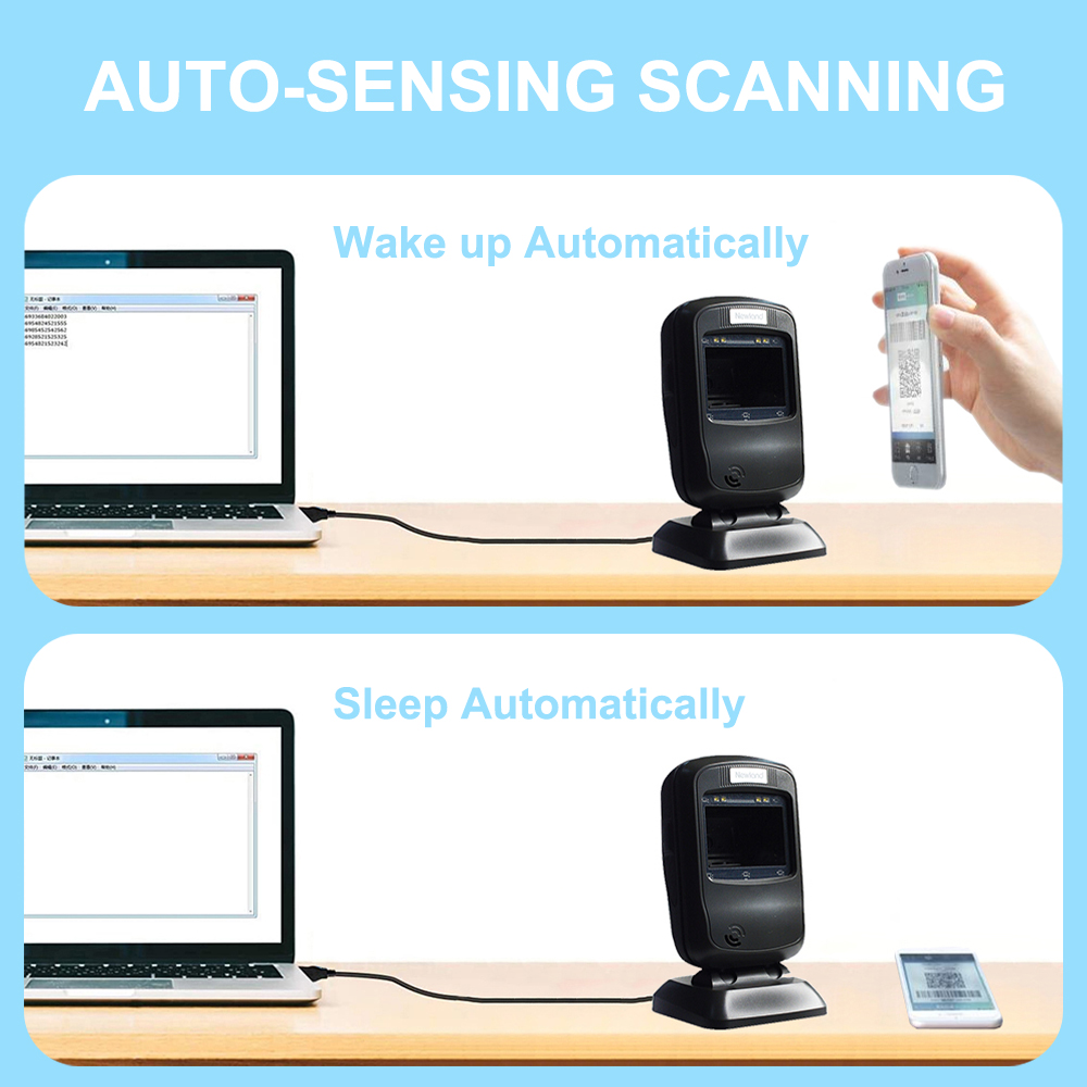 Scanner Wireless Desktop 2D Ba - Barcode Scanner Wireless 评论和价格