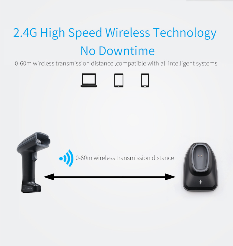 Wireless Barcode Scanner with  - Barcode Scanner Wireless 评论和价格