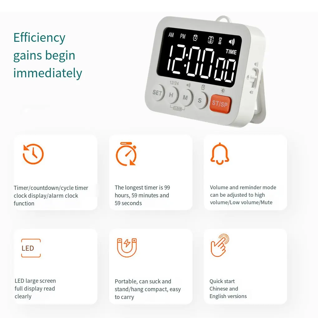 Cooking Timer Digital Alarm Co - Electronics And Gadgets G 评论和价格