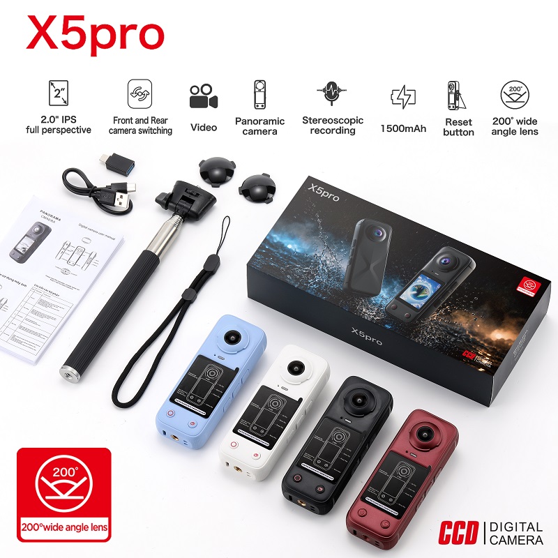 2026 New X5 Pro Handheld Actio - Action Camera 4K 评论和价格