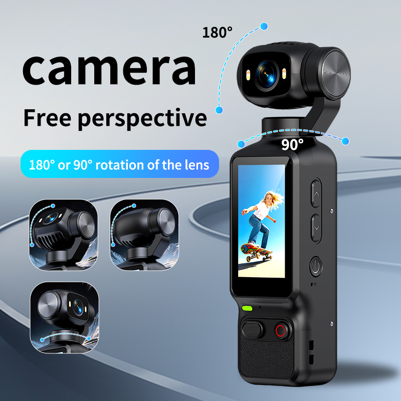 4K HD Handheld Pocket Vlog Cam - Action Camera 4K 评论和价格