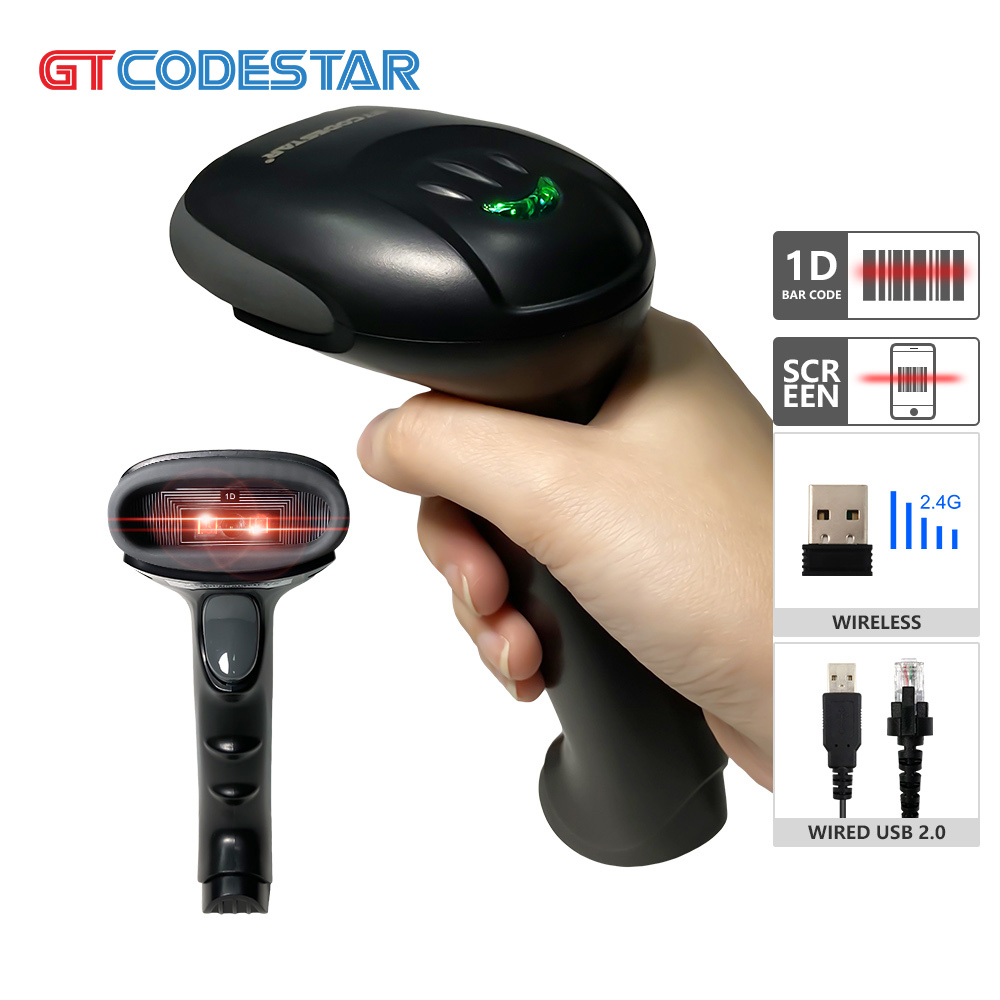 GTCODESTAR High Precision 1D   - Barcode Scanner Wireless 评论和价格