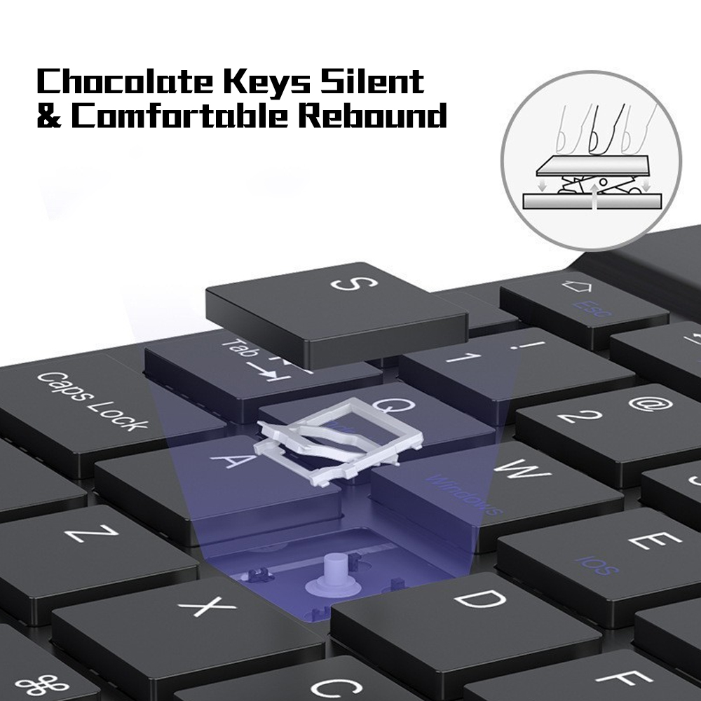 JP-Bluetooth Keyboard and Mous - Wireless Keyboard Mini 评论和价格