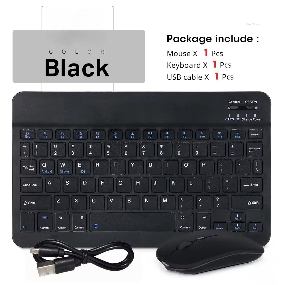 Hebrew Bluetooth Keyboard 10in - Wireless Keyboard Mini 评论和价格