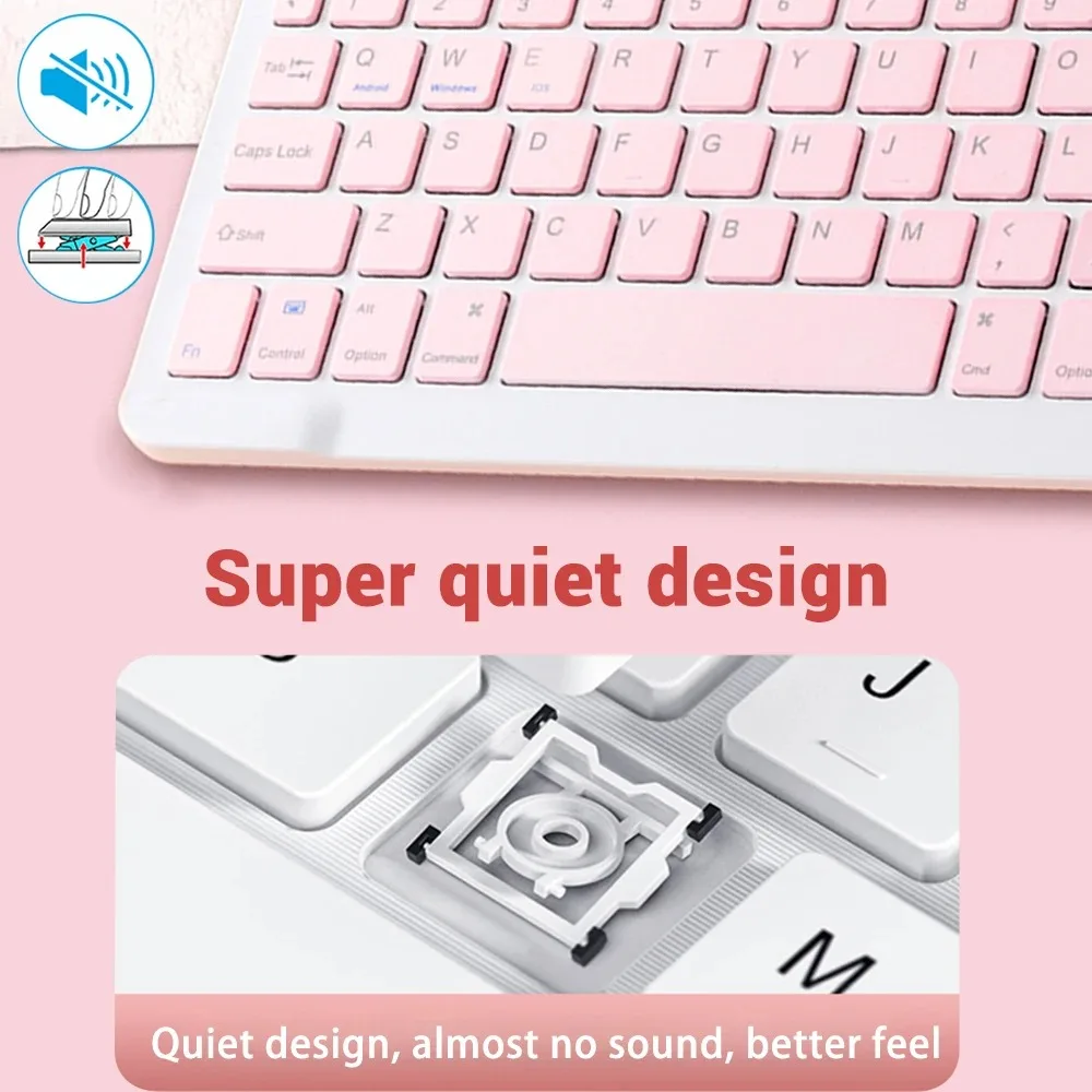 Hebrew Bluetooth Keyboard 10in - Wireless Keyboard Mini 评论和价格