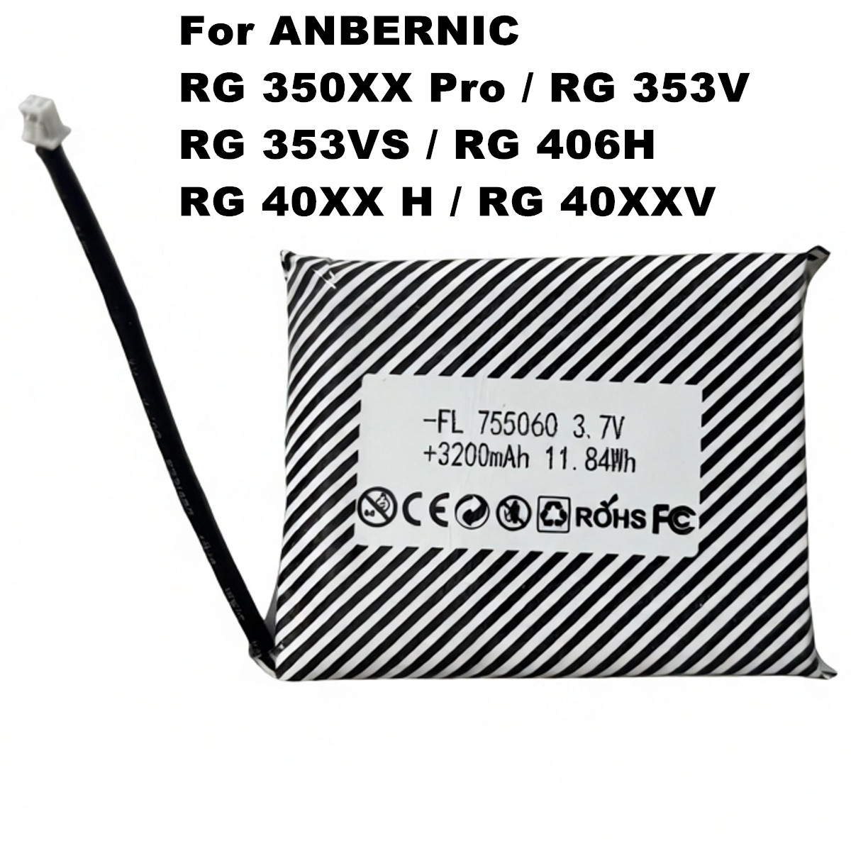 New 3.7V 3200mAh 755060 Li-Plo - New Gadgets Electronic 评论和价格